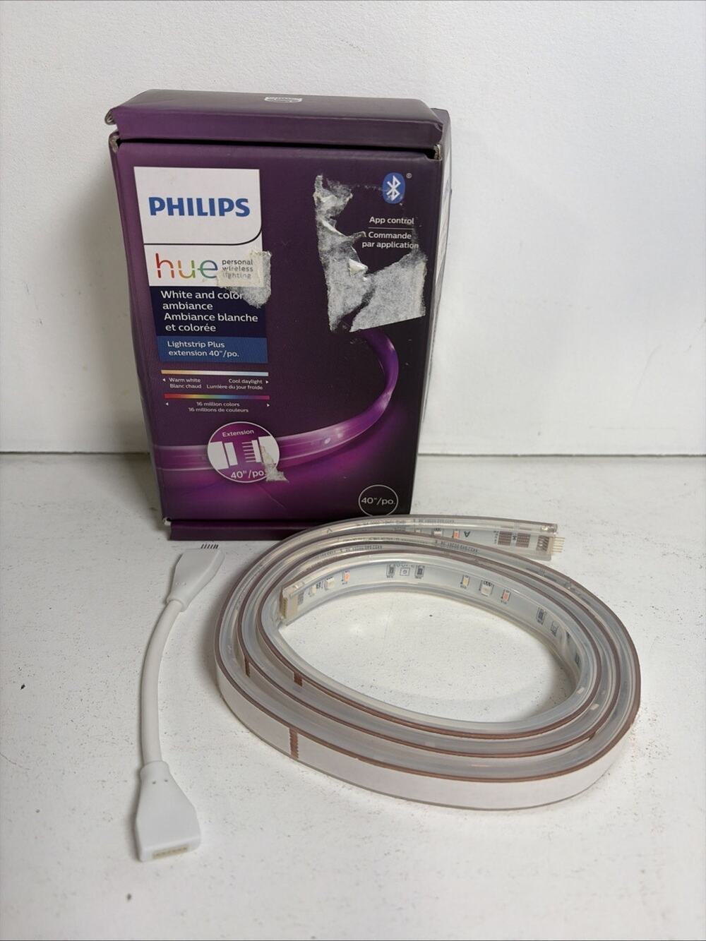 Philips Hue White and Color Ambiance Bluetooth-enabled Lightstrip Extension